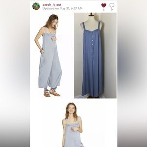 Hatch Maternity wide leg jumpsuit